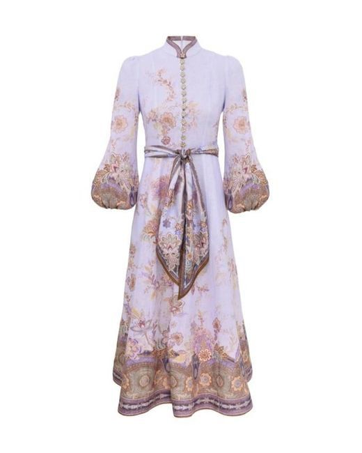 Zimmermann Luna Button Midi Dress