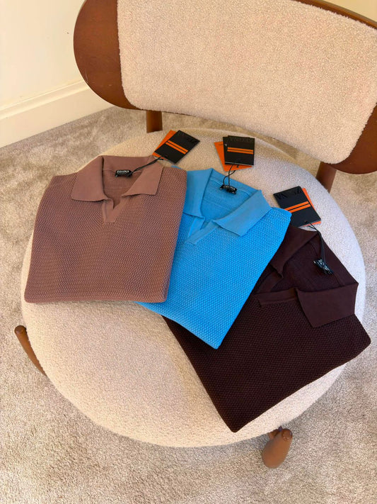 ZEGNA Oasi Lino Polo Shirt