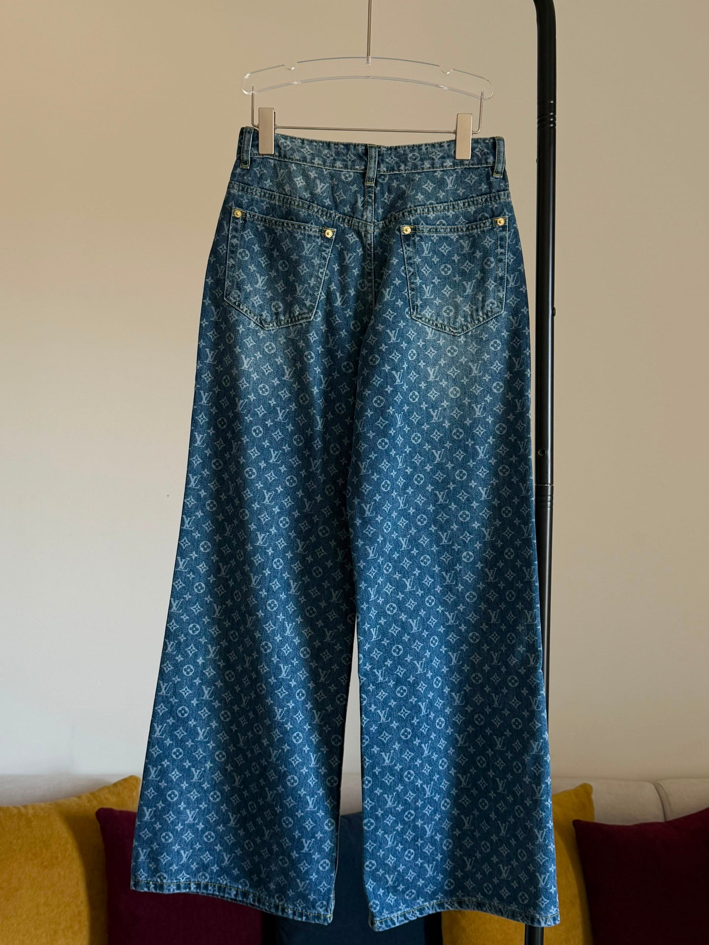 Louis Vuitton Monogram Flared Jean