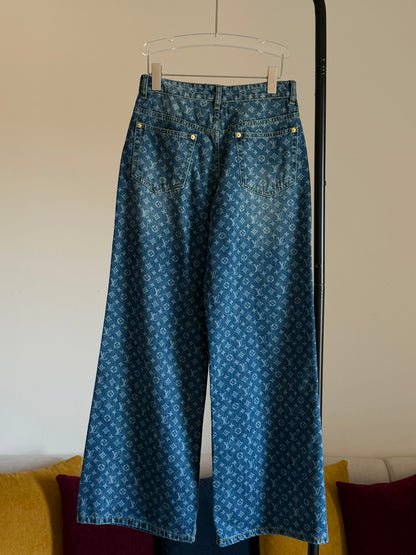 Louis Vuitton Monogram Flared Jean