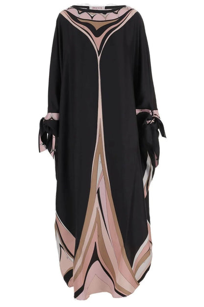 PUCCI Fari Print Silk Kaftan