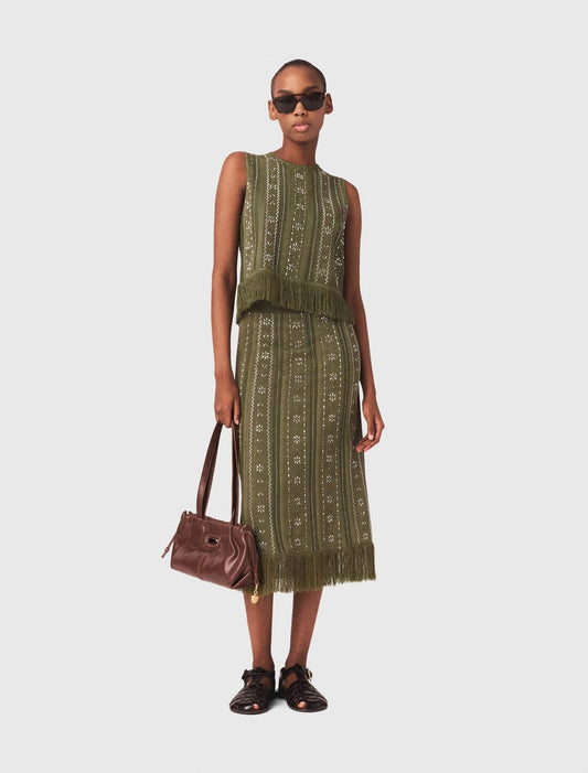 Maje Green Jilurex Midi set