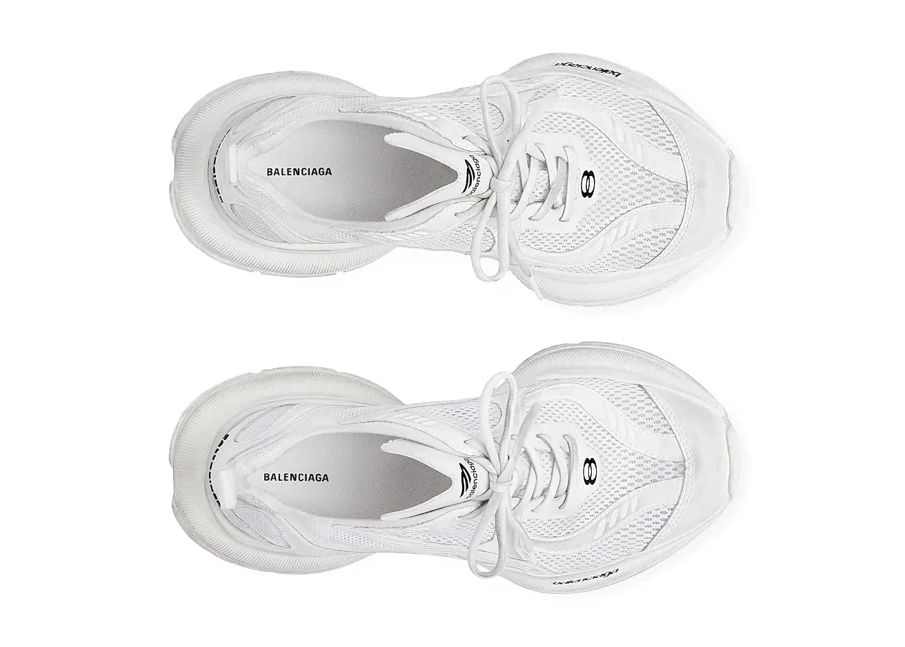 Balenciaga Circuit "White" Clean White Sneakers UAE