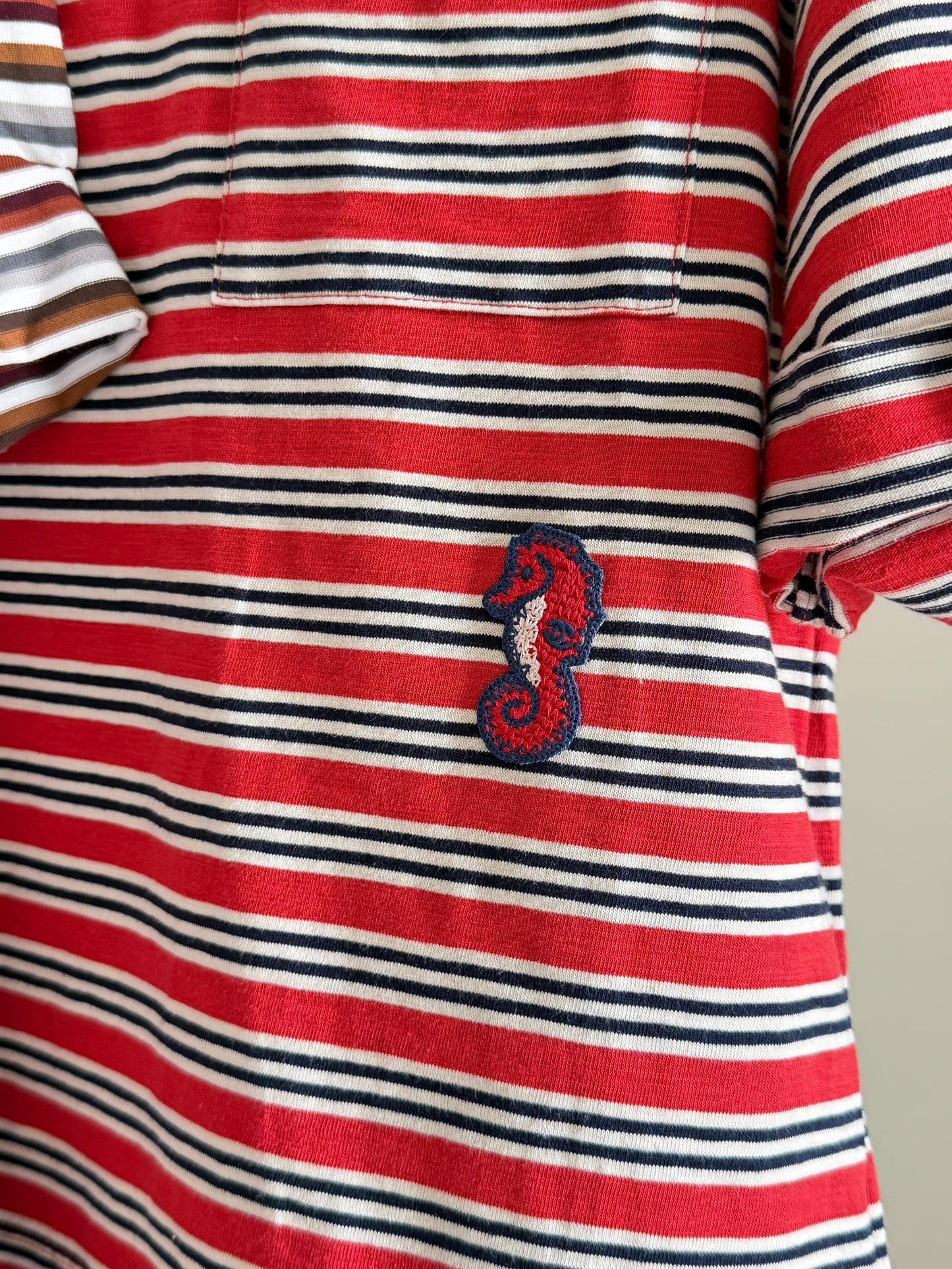 Chanel stripped T-SHIRT Red