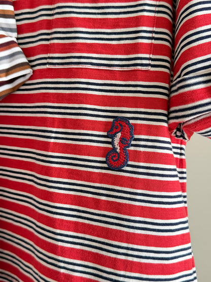 Chanel stripped T-SHIRT Red