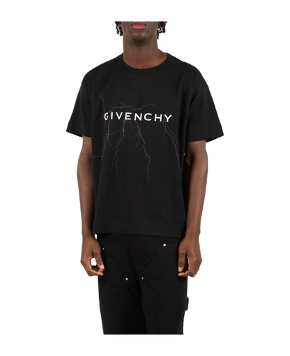 Givenchy Reflective Artwork T-Shirt Reflective Print Tee UAE