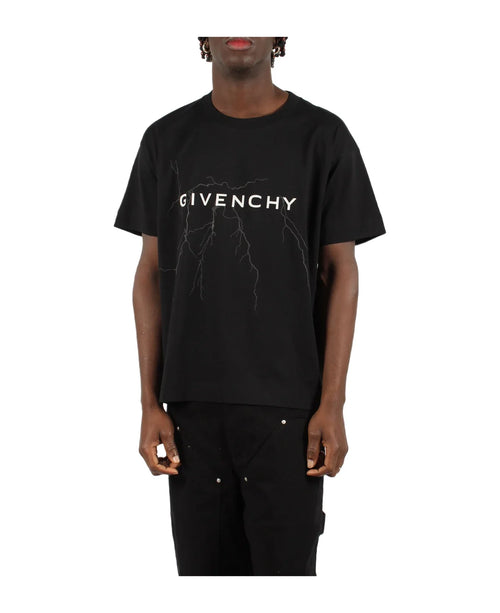 Givenchy Reflective Artwork T-Shirt Reflective Print Tee UAE