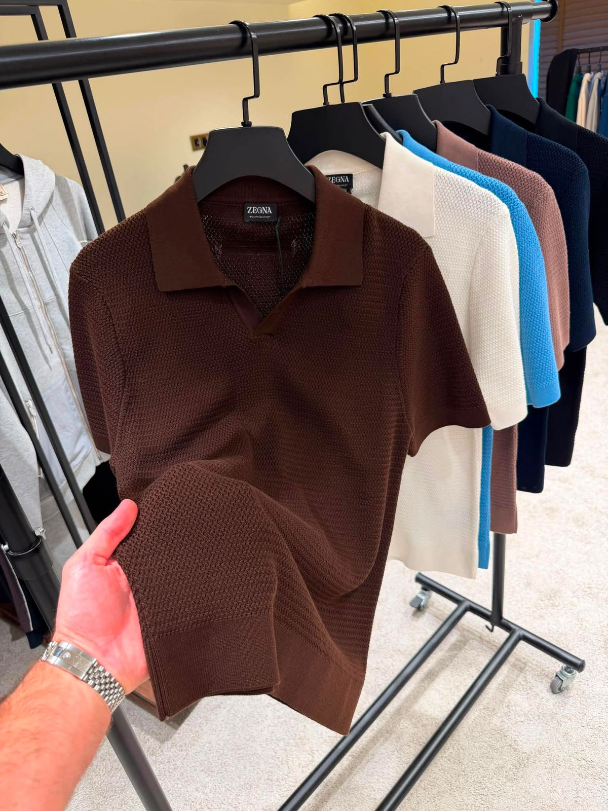 ZEGNA Oasi Lino Polo Shirt