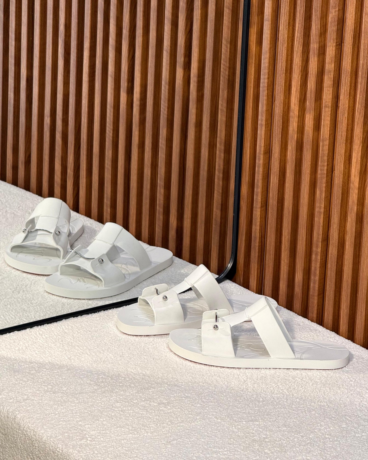 Christian Louboutin Zakouski White sandals