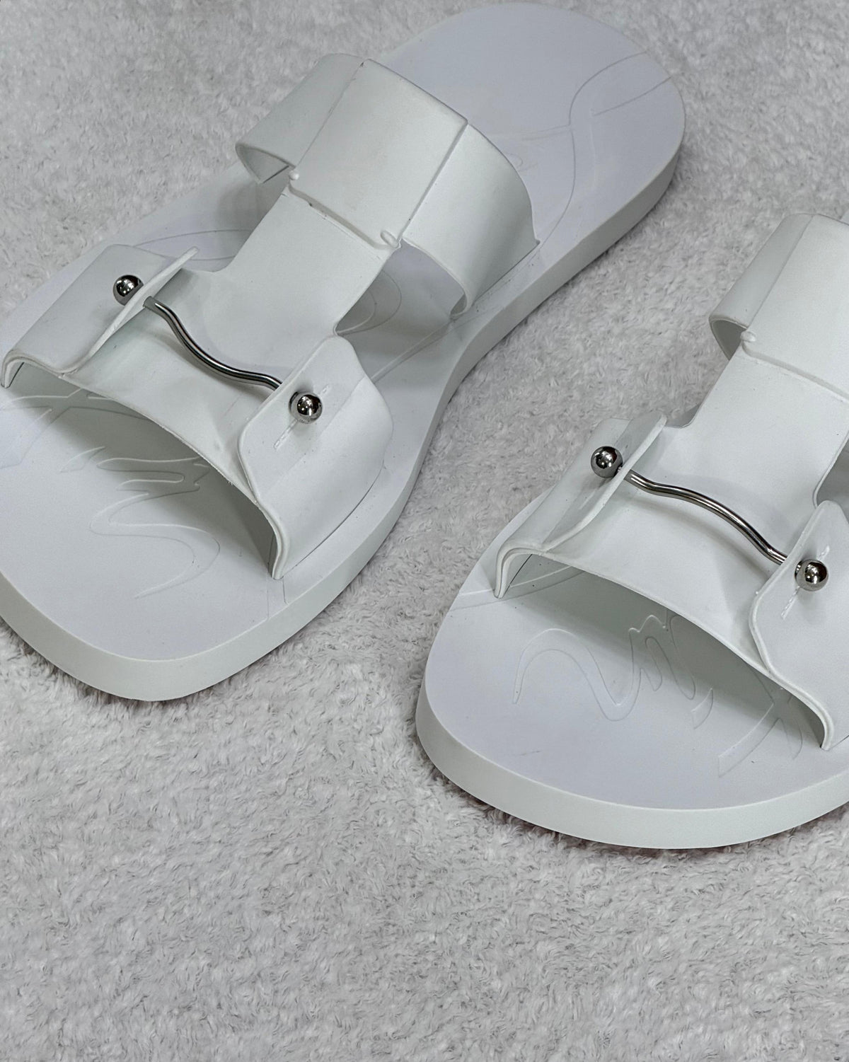 Christian Louboutin Zakouski White sandals