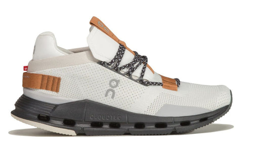 On Cloudnova "White / Pecan" Lifestyle Sneakers UAE