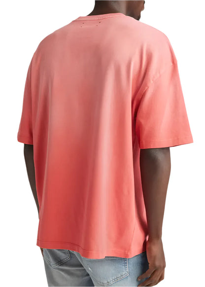 Amiri Follow Vintage Oversized T-Shirt "Cranberry Cotton" Bold Color Tee UAE