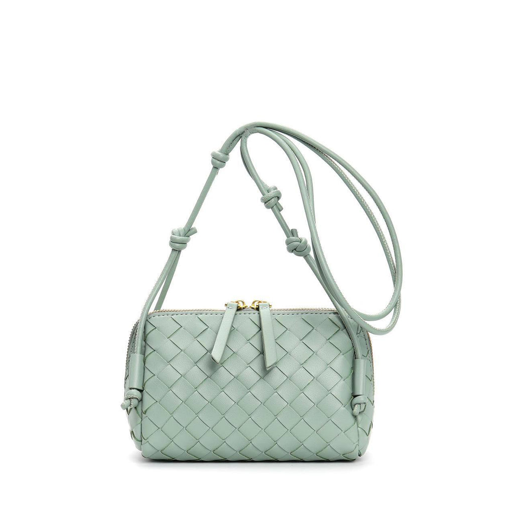 Bottega Veneta Concert Pouch in Intrecciato Leather,