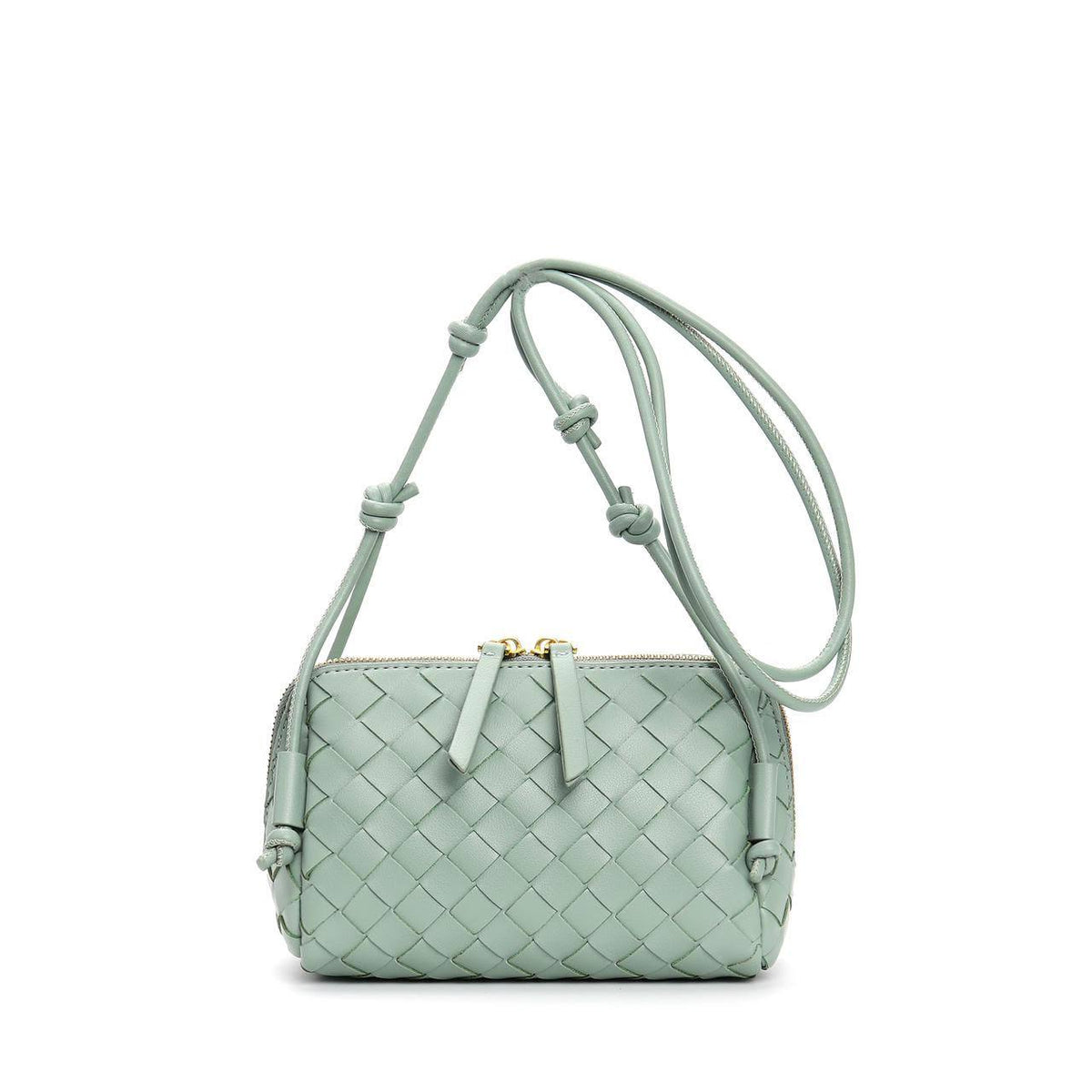 Bottega Veneta Concert Pouch in Intrecciato Leather,