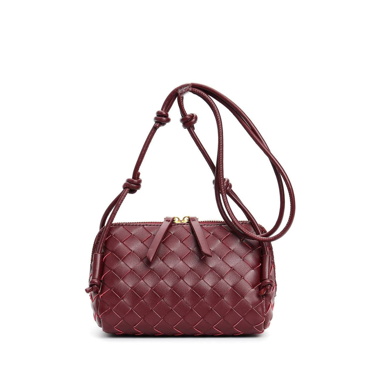 Bottega Veneta Concert Pouch in Intrecciato Leather,