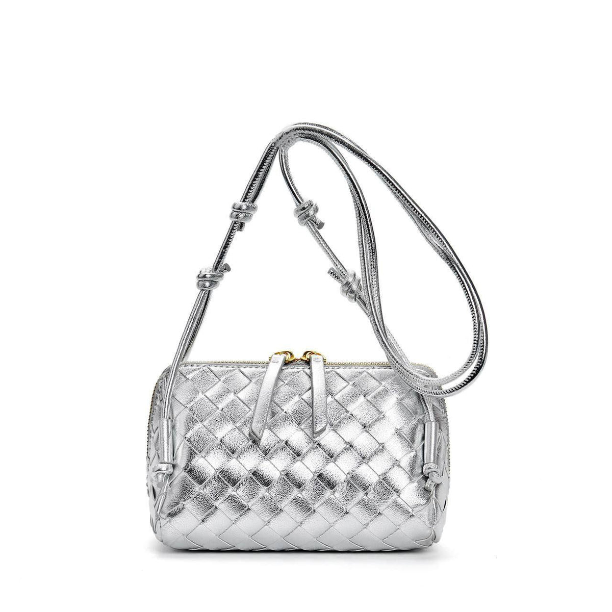 Bottega Veneta Concert Pouch in Intrecciato Leather,