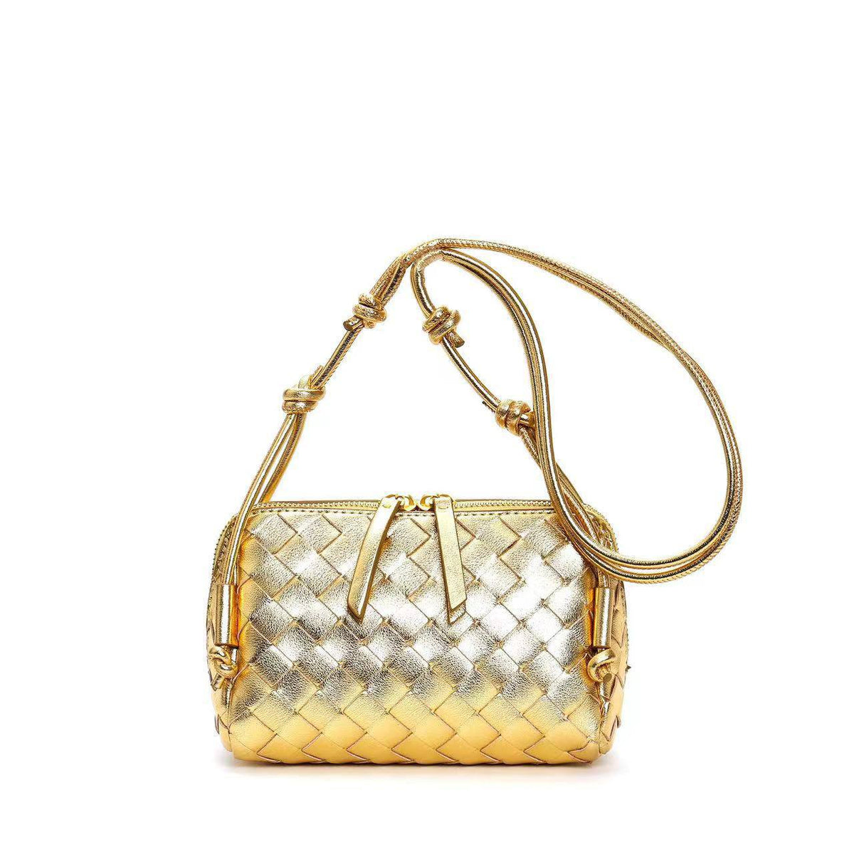 Bottega Veneta Concert Pouch in Intrecciato Leather,
