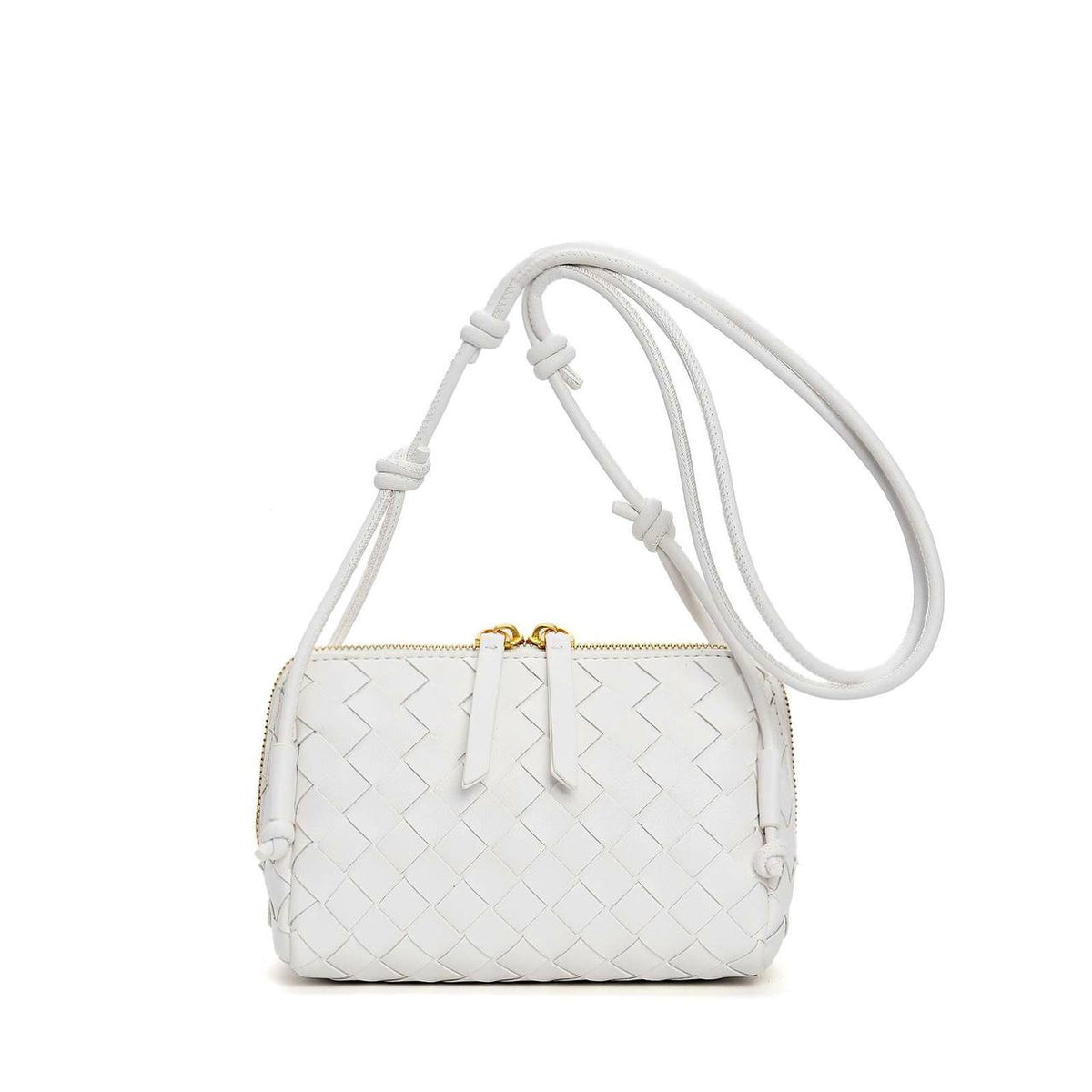 Bottega Veneta Concert Pouch in Intrecciato Leather,