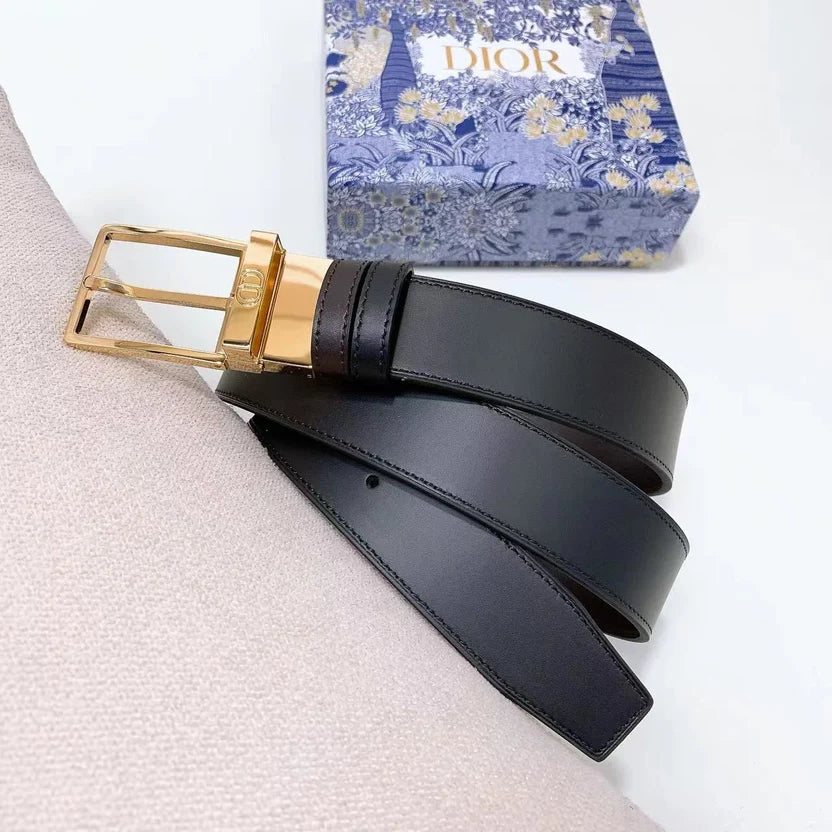 Dior Men’s CD Reversible Leather Belt