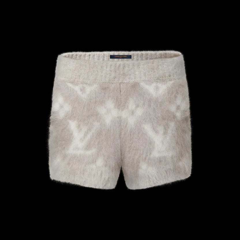 LV Monogram Zip Vest and Shorts Set