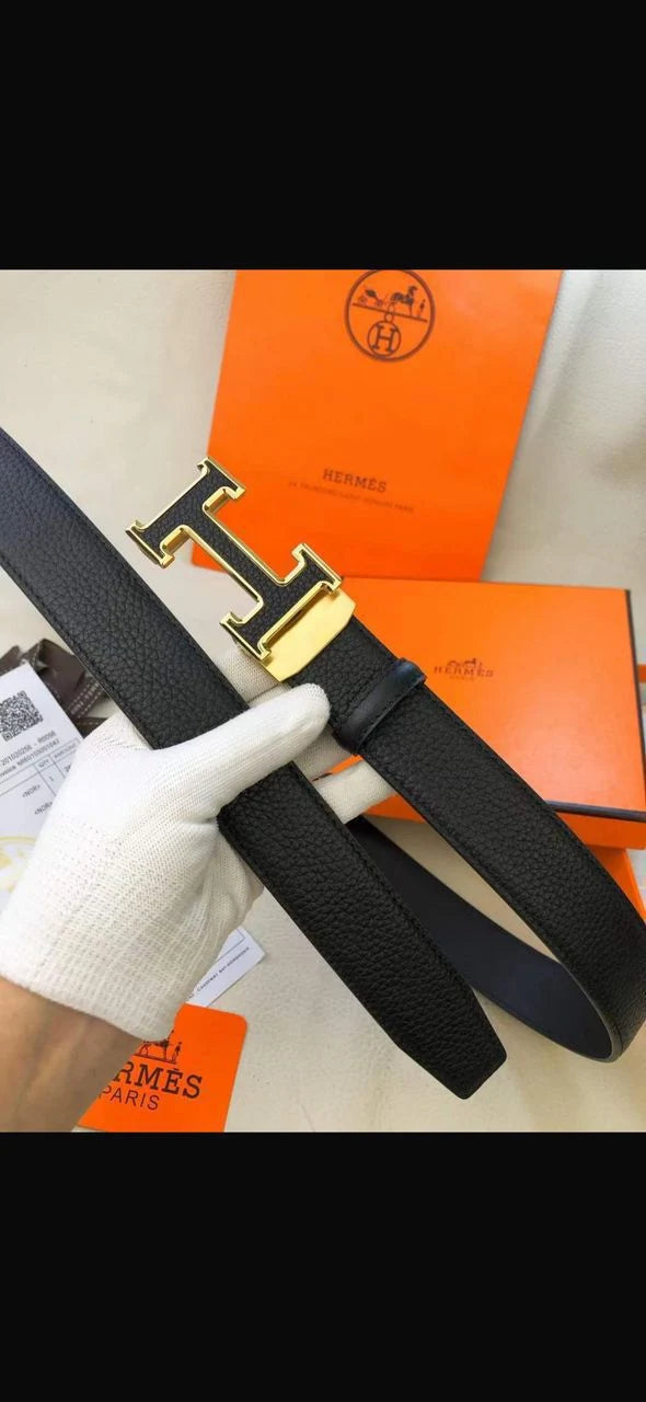 Hermès H Buckle Men’s Leather Belt
