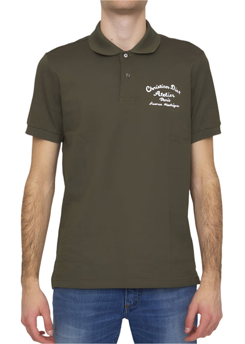 Christian Dior Atelier Polo Shirt "Green" Designer Polo UAE