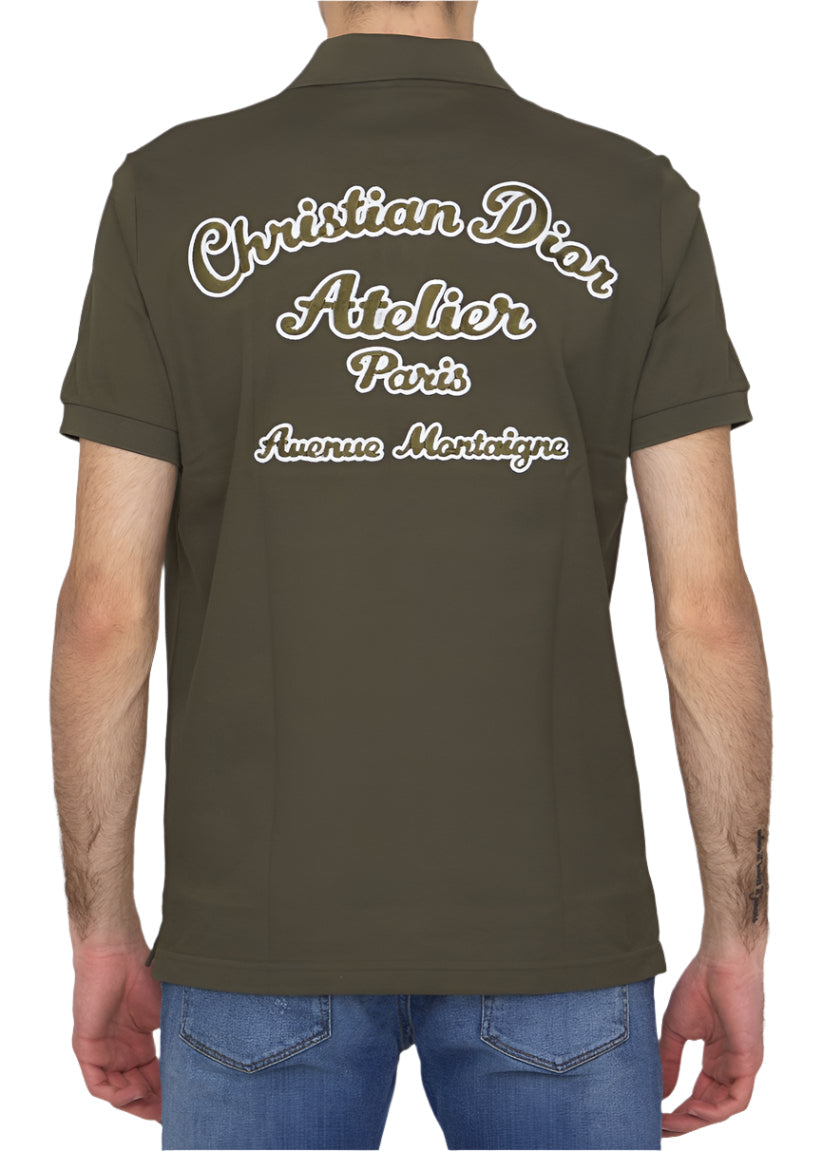 Christian Dior Atelier Polo Shirt "Green" Designer Polo UAE