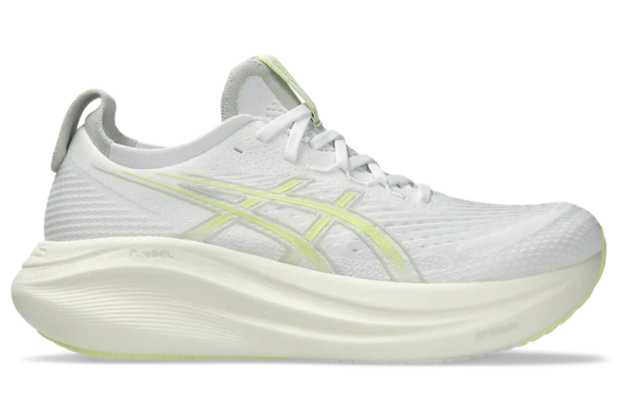 Asics Gel Nimbus 27 "White Huddle Yellow" Running Shoes UAE