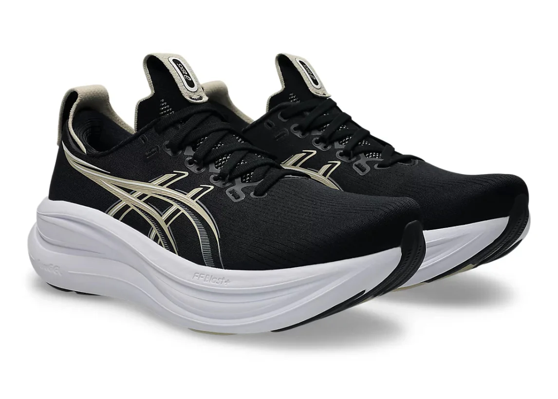 Asics Gel Nimbus 28 "Black / Feather Grey" Cushion Running Shoes UAE
