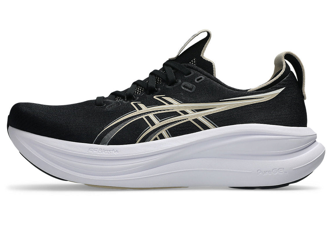 Asics Gel Nimbus 28 "Black / Feather Grey" Cushion Running Shoes UAE