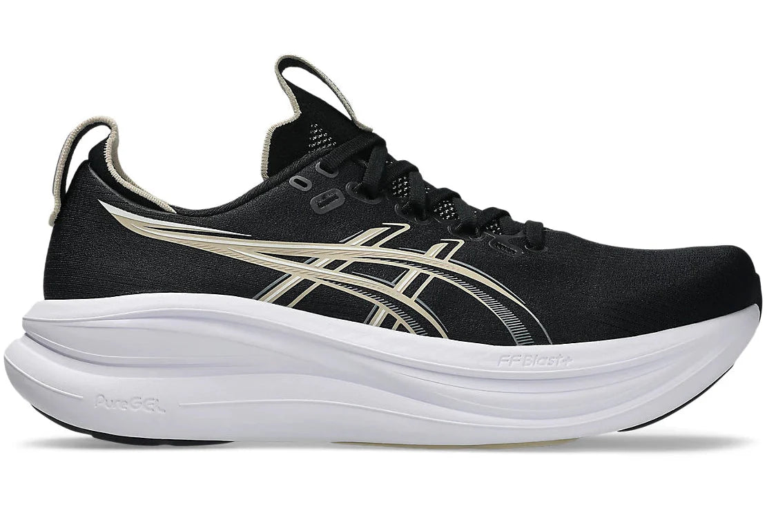 Asics Gel Nimbus 28 "Black / Feather Grey" Cushion Running Shoes UAE