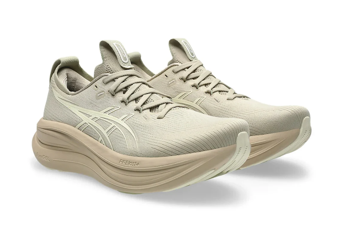 Asics Gel Nimbus 28 "Feather Grey Cream" Running Shoes UAE