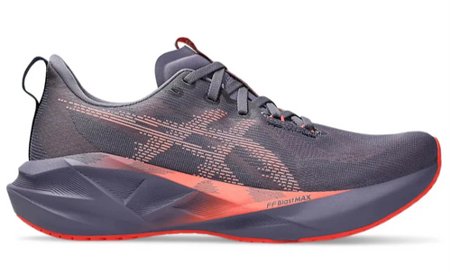 Asics Novablast 5 "Greyish Purple / Coral Reef" Running Shoes UAE
