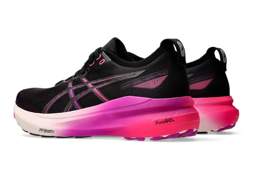 Asics Gel Kayano 31 "Black Bold Magenta" Stability Running Shoes UAE