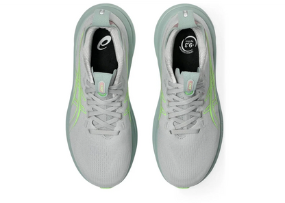 Asics Gel Nimbus 28 "Cloud Grey / Illuminate Green" Cushion Running Shoes UAE