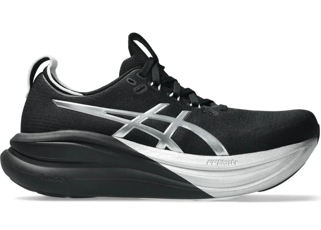 Asics Gel Nimbus 28 Platinum "Platinum Black" Premium Running Shoes UAE