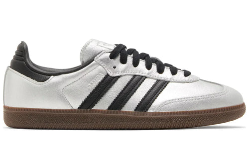 Adidas Samba "Silver Metallic Black Gum" Sneakers UAE