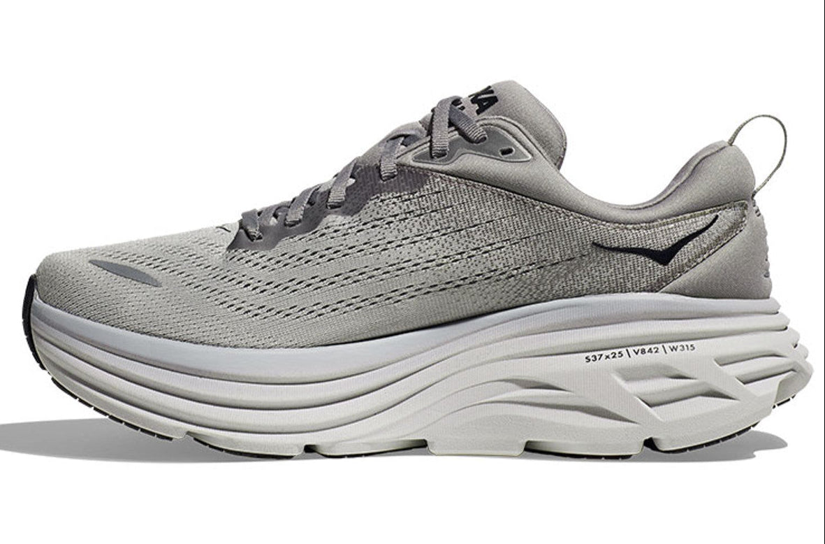 HOKA ONE ONE Bondi 8 "Grey" Cushion Running Shoes UAE