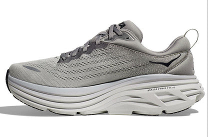 HOKA ONE ONE Bondi 8 "Grey" Cushion Running Shoes UAE