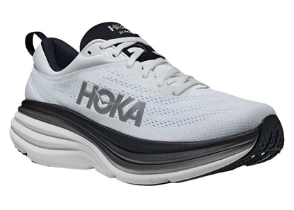 HOKA ONE ONE Bondi 8 "White Black Mesh" Cushion Running Shoes UAE