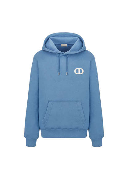 Dior CD Icon Hooded Sweatshirt "Blue" Luxury Hoodie UAE
