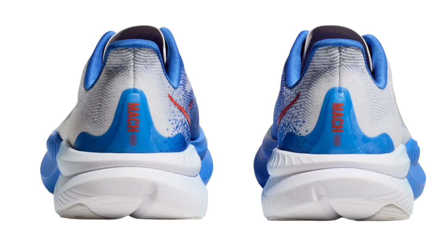 Hoka Mach 6 "White Virtual Blue" Running Shoes UAE