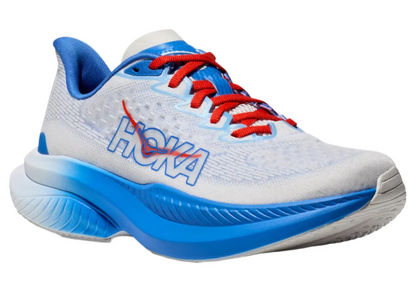Hoka Mach 6 "White Virtual Blue" Running Shoes UAE