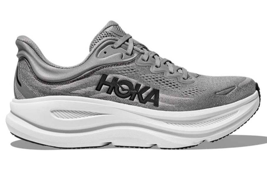 Hoka Bondi 9 "Grey" Cushion Running Shoes UAE