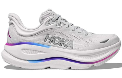 Hoka Bondi 9 "Cosmic Grey White" Cushion Running Shoes UAE
