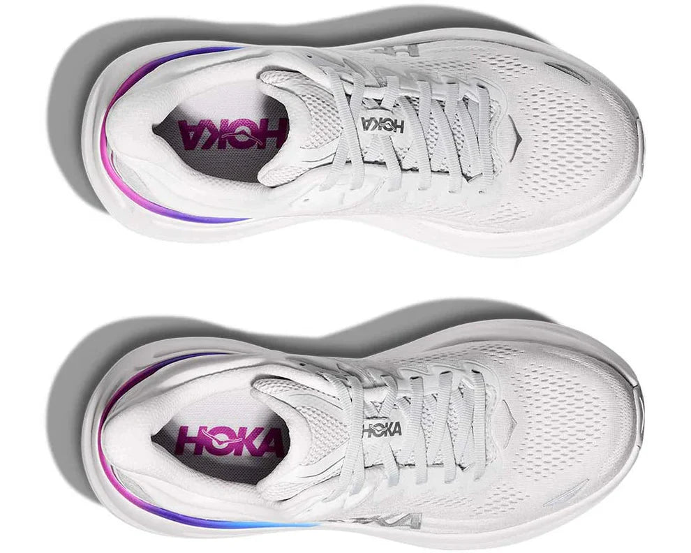 Hoka Bondi 9 "Cosmic Grey White" Cushion Running Shoes UAE