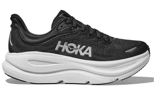 Hoka Bondi 9 "Black White" Max Cushion Running Shoes UAE