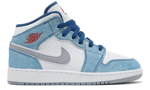 Air Jordan 1 Mid SE GS "French Blue" Sneakers UAE