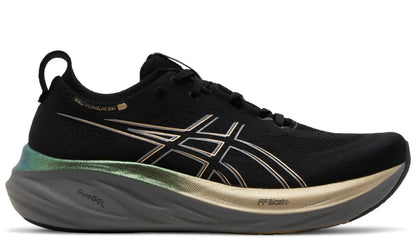 Asics Gel Nimbus 26 Platinum "Black Champagne" Premium Running Shoes UAE