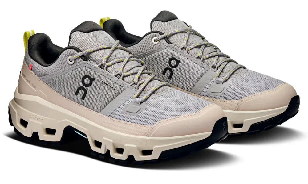 On Cloudrock Low Waterproof "Alloy Ice" Hiking Shoes UAE